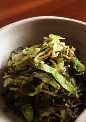 刻み昆布とキャベツのじゃこ炒め-レシピのメイン写真