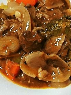 牛すじの赤ワイン煮-レシピのメイン写真