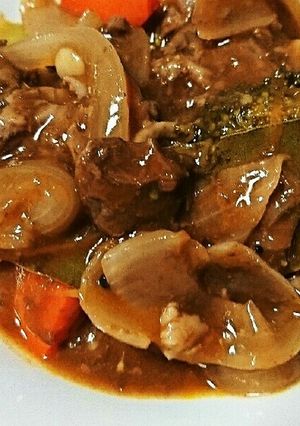 牛すじの赤ワイン煮-レシピのメイン写真
