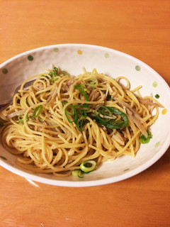 ごぼうとツナの簡単和風パスタ-レシピのメイン写真