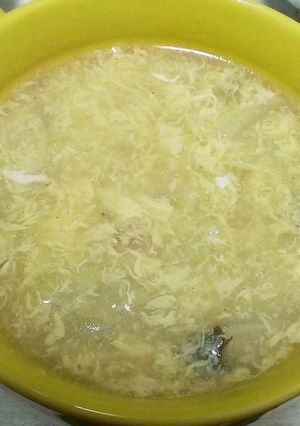 椎茸香る♪中華白菜たまごスープ-レシピのメイン写真