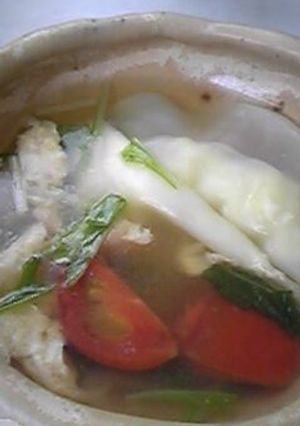 チーズ入り！？トマトと卵のスープ-レシピのメイン写真
