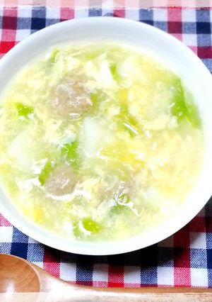 簡単♡はんぺんと肉団子のあったかスープ-レシピのメイン写真