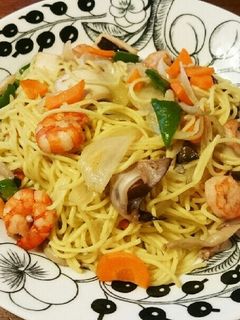 海鮮塩焼きそば-レシピのメイン写真