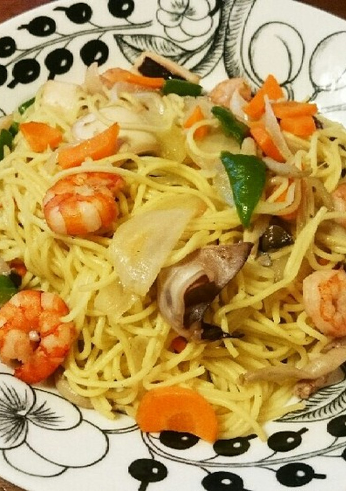 海鮮塩焼きそば-レシピのメイン写真
