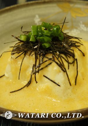 根張星のとろろの湯豆腐◇あったか副菜-レシピのメイン写真