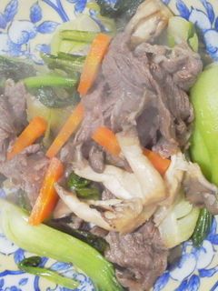 牛肉と青梗菜の簡単中華炒め-レシピのメイン写真