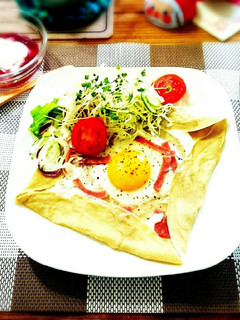 そば粉のおしゃれなガレット-レシピのメイン写真