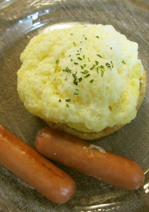 ふわっスフレ風卵焼き♡朝ご飯-レシピのメイン写真