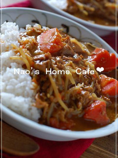 豚&もやしのカレーライス❤-レシピのメイン写真