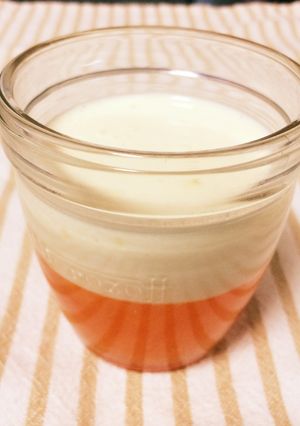 みかんとヨーグルトの二色のゼリー-レシピのメイン写真