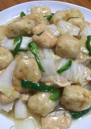 白身魚と豆腐ボールの中華炒め☆-レシピのメイン写真