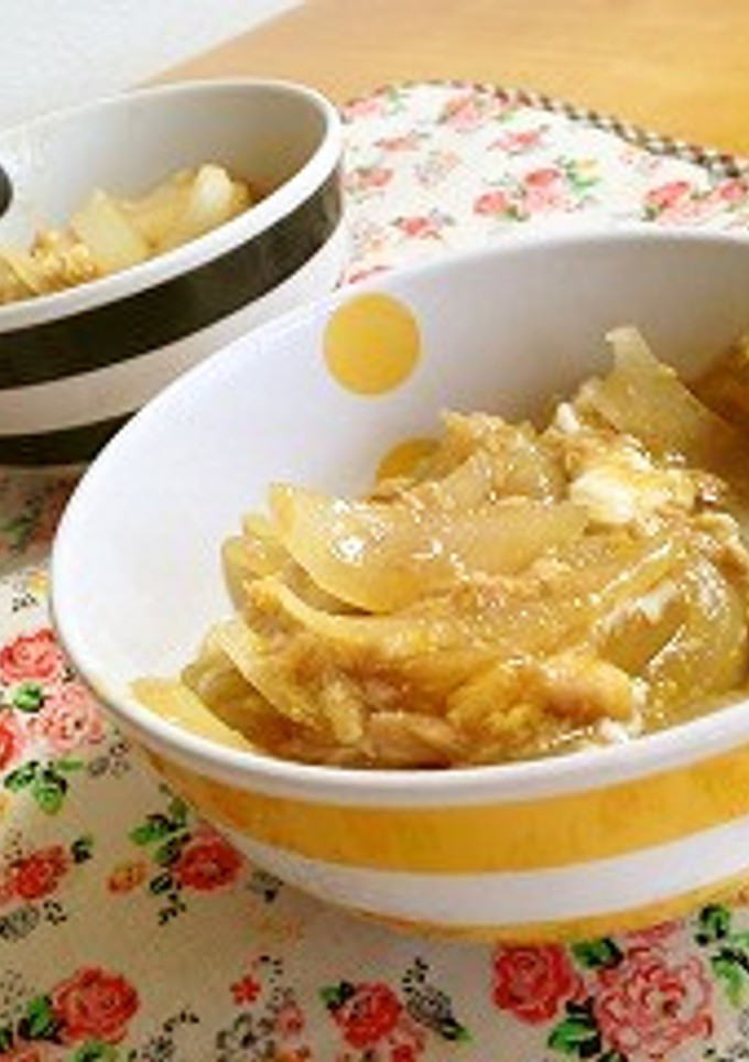玉ねぎとツナの卵とじ-レシピのメイン写真