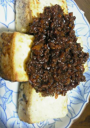 ✽シャキシャキ肉味噌de豆腐✽-レシピのメイン写真