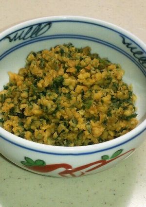 母の味。大葉と卵の甘辛味噌-レシピのメイン写真