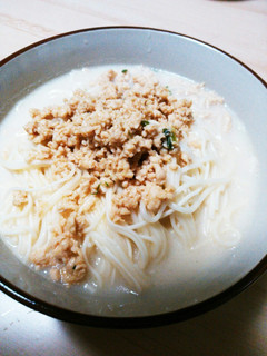 豚骨風肉味噌にゅーめん-レシピのメイン写真