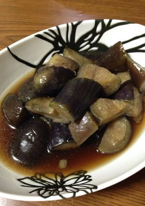 我が家の簡単冷凍揚げナスお浸し。-レシピのメイン写真