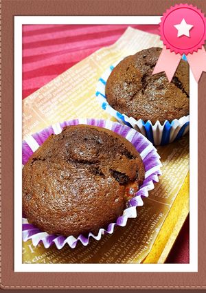 完熟バナナ救済〜チョコバナナカップケーキ-レシピのメイン写真