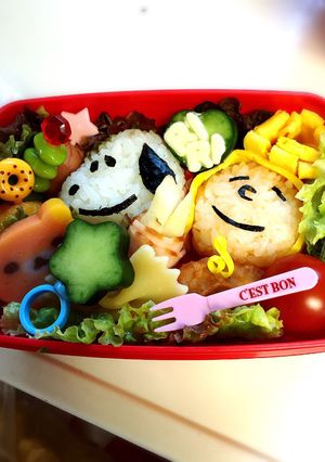 スヌーピー♡キャラ弁-レシピのメイン写真