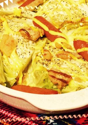 ぎゅうぎゅうキャベツのオーブン焼き-レシピのメイン写真