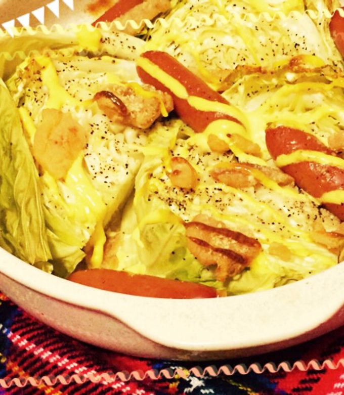 ぎゅうぎゅうキャベツのオーブン焼き-レシピのメイン写真