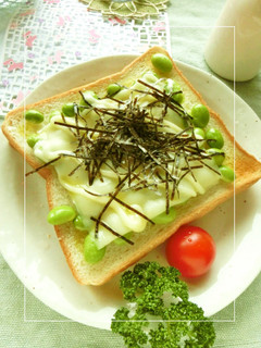 レモン*トリュフ香る❀枝豆×海苔トースト-レシピのメイン写真
