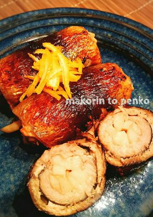 ゆず香る＊さんまロールの柚庵揚げ-レシピのメイン写真