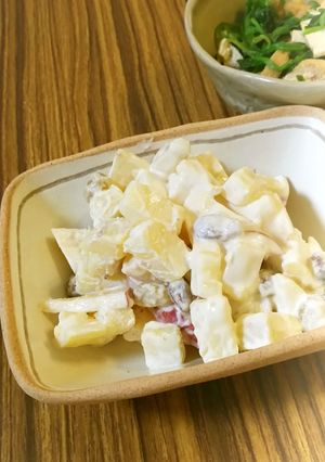 簡単！さつまいもとリンゴのサラダ-レシピのメイン写真