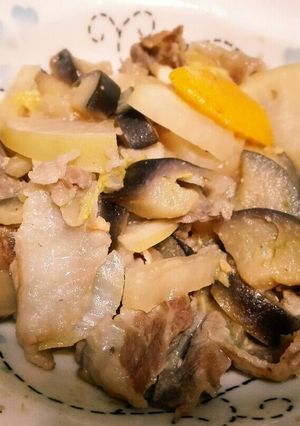 豚肉と大根のゆず味噌煮-レシピのメイン写真