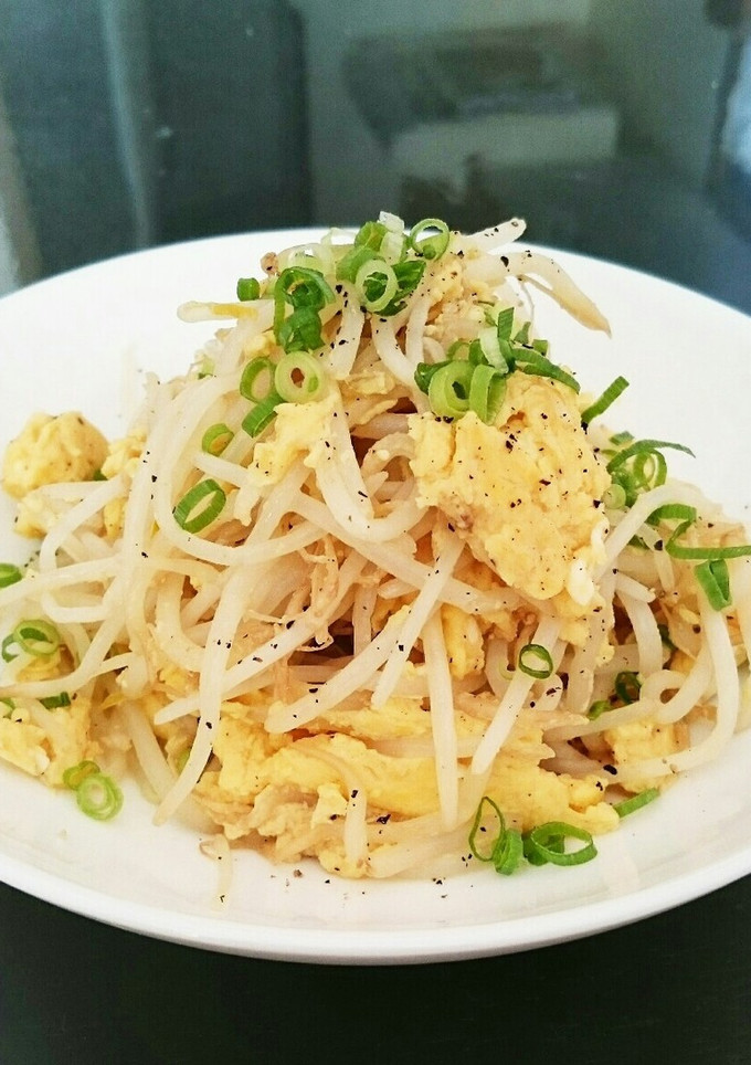 簡単１品♪もやし玉子炒め-レシピのメイン写真
