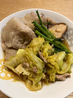 キャベツと豚の煮浸し-レシピのメイン写真