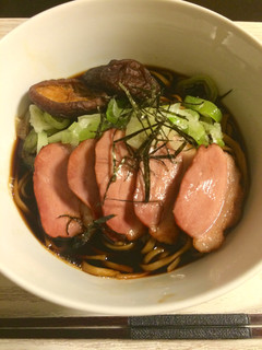 手作り蕎麦つゆで ♪たっぷり鴨南蛮-レシピのメイン写真