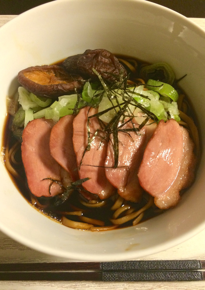 手作り蕎麦つゆで ♪たっぷり鴨南蛮-レシピのメイン写真