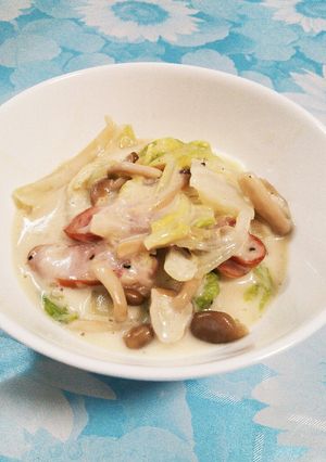 ポポんチ流、白菜のクリーム煮♪-レシピのメイン写真