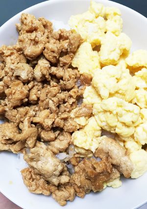 【南蔵】たまりで作る★鶏そぼろ-レシピのメイン写真