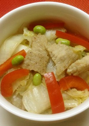 豚肉と白菜の春雨煮（白菜猪肉炖粉条）-レシピのメイン写真