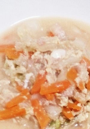 白菜とツナの卵とじ-レシピのメイン写真