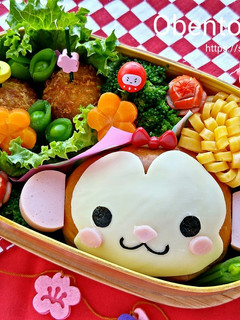 お正月 キャラ弁 申年♡おさるサンド-レシピのメイン写真
