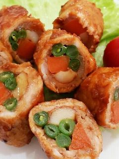 照り焼き❤野菜の豚肉巻き♪-レシピのメイン写真