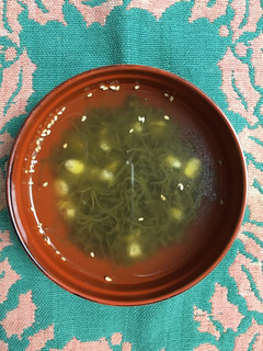 めかぶとコーンの簡単スープ-レシピのメイン写真