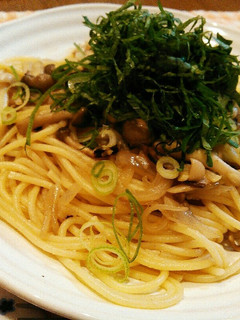 簡単キノコ和風パスタ★葱や大葉はお好みで-レシピのメイン写真