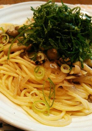 簡単キノコ和風パスタ★葱や大葉はお好みで-レシピのメイン写真