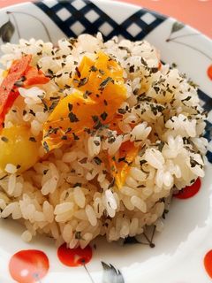 トマト炊き込みご飯(QC無水鍋使用)-レシピのメイン写真