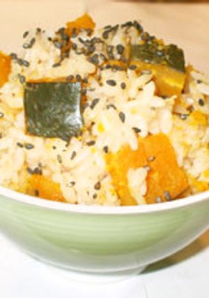 簡単！カボチャご飯♪今すぐできる炊飯器で-レシピのメイン写真