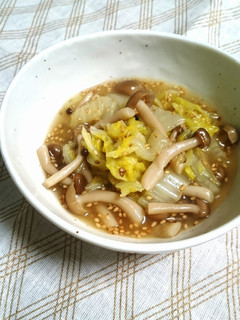 ささっと!白菜としめじの中華風炒め煮-レシピのメイン写真
