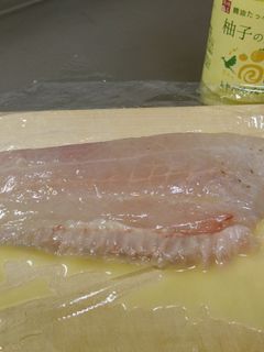 ヒラメのゆず果汁〆-レシピのメイン写真