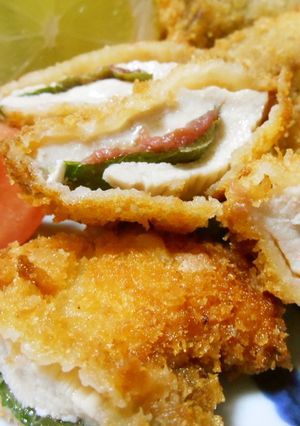 鶏むね肉の梅しそフライ-レシピのメイン写真