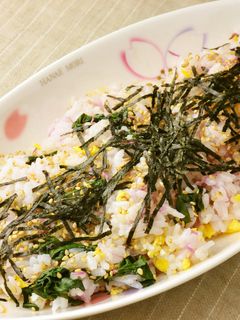 残りご飯で作る秋のすし混ぜごはん-レシピのメイン写真