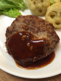 お料理教室レシピ☆①基本のハンバーグ♪-レシピのメイン写真