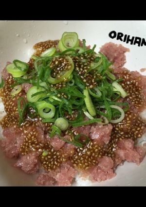 チアシードのわさび醤油ネギトロ丼♡-レシピのメイン写真